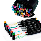 Маркер двустор. SketchMarker Touch для паперу набір 30шт 2362-30/2828-30 в текстиль чохлі