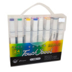 Маркер двустор. SketchMarker Touchbool для паперу набір 24шт квадратні CY-8**/13499-24