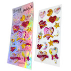 Наліпки дитячі ООПТ 25*9см Deco Серця XL-XJ-007
