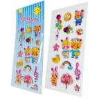 Наліпки дитячі ООПТ 24*10см Звiрі 11089