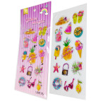 Наліпки дитячі ООПТ 24*10см Морозиво 11081