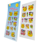 Наліпки дитячі ООПТ 24*10см Смайли 11082