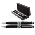 Кулькова ручка TUKZAR Tz-4723 Металева в шкір. футлярі