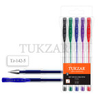 Гелеві ручки TUKZAR набір 5шт Нєон Tz-142-5