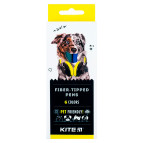 Фломастери 6 кол. KITE мод 446 Dogs K22-446