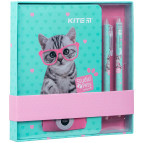 Набір подарунковий KITE мод 499 Studio Pets блокнот+ 2 ручки SP21-499