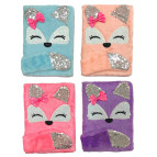 Блокнот Пухнастий Лисиця А5 80арк ООПТ МЕХ асорті №5132/5169/M-061