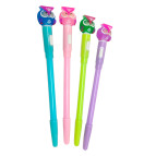 Гелева ручка з насадкою Сова що світится Josef Otten асорті, пише синім №5207