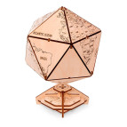 Модель 3D дерев'янна сборна механічна EVA Eco-Wood-Art ICOSAHEDRAL GLOBE 001362