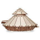 Модель 3D дерев'янна сборна механічна EVA Eco-Wood-Art DA VINCI TANK 000716