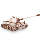 Модель 3D дерев'янна сборна механічна EVA Eco-Wood-Art TANK LOWE with glue 000044