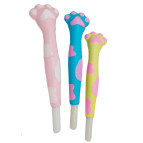 Кулькова ручка з насадкою Лапка м'яка асорті, пише синім №2310