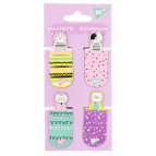 Закладки для книг магнітні YES City cats 4шт. фольга 706998