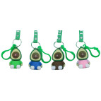 Брелок гумовий Авокадо чоловічок 5см №203