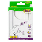 Крейда біла 12шт. ZiBi Kidis Line ZB.6703-12