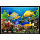 Алмазна мозаїка по номерам на дереві 40*50см Diamond painting QA203648