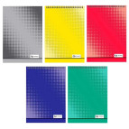 Блокнот на спіралі А6 40арк 4profiplan Office, Color office асорті 9033**