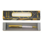 Кулькова ручка Wilhelm Buro №170 в подарунк упак, з кристалами