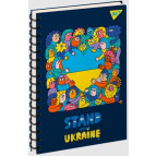 Зошит спіраль А5 80арк YES Ukraine-2 151732