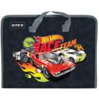 Портфель А4 KITE мод 202 Hot Wheels пластик на блискавці HW22-202