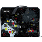 Портфель А4 KITE мод 202 Game 4 Life пластик на блискавці K22-202-01