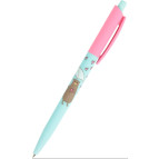 Кулькова ручка Axent Lovely rain, автом. синя  AB1090-34-A