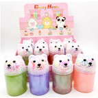 Іграшка антістрес Слайм (Лізун) №2065 у баночці 10*5см Звірята