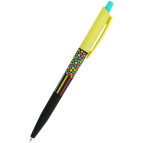 Кулькова ручка Axent Neon mosaic, автоматична синя  AB1090-26-A