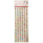 Наліпки для творчості Say it in crystals 10*27см стрази асорті стрічка 94-10