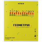 Зошит шкільний А5+ 48арк Kite предметний кл. Pixel Геометрія K21-240-11