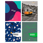 Зошит А4 48арк. ArtPrint Бриск м'яка обкладинка, в клітку КК-48-А4к