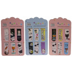 Закладки для книг магнітні ЛИДЕР 6шт. Кіт асорті 2019-6