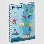 Зошит спіраль А5 80арк YES European countries 681837