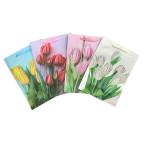 Пакет подарунковий паперовий 17,5*24*8см ООПТ Тюльпани C-00014
