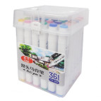 Маркер двустор. SketchMarker Touch yure для паперу набір 36шт квадратні YZ-502-36 пласт. бокс