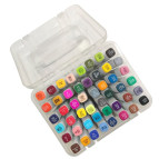 Маркер двустор. SketchMarker Touch yure для паперу набір 48шт квадратні YZ-502-48 пласт. бокс