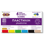 Пластилін 6кол. ZiBi 120г Classic ZB.6230