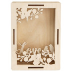 Заготовка для декорування Rosa Talent (фанера) рамка 3D Love-4 13*18см 280537