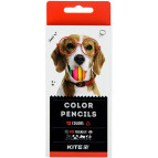 Олівці кольорові 12кол. Kite  тригранні Dogs K22-053-1