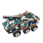 Модель 3D дерев'янна сборна WoodCraft XC-G014H БТР 12,3*7*6,5см