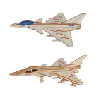 Модель 3D дерев'янна сборна WoodCraft XA-G024H Винищувач-6 29*19*10см