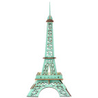 Модель 3D дерев'янна сборна WoodCraft HF01C Ейфелева вежа-4 11,5*11,5*26см