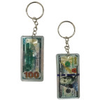 Брелок Метал 100 доларів 7см №477-1