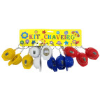 Брелок пластик. Каска 6см ліхтарик-відкривашка №2536