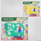 Спірограф-трафарет 20см, Igrushki7 Слон, Носоріг асорті 803