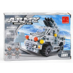 Конструктор Ausini Військовий джип з зеніткою, 197ел. 22401