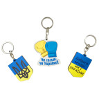 Брелок дерево Патріотичний 6см, асорті №BR-UK