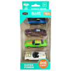 Іграшка 4FUN Game Club - Die cast Набір авто 4шт HY501-E