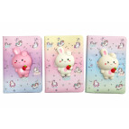 Блокнот з Сквіш Зайчик А5 80арк, асорті 4220-4