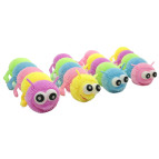 Іграшка антістрес Гусениця мохнатик (пастель) 16см, асорті 907-2